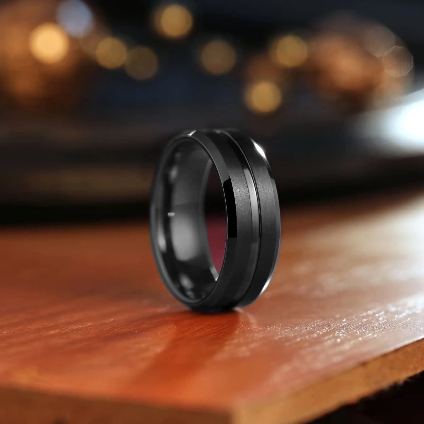 Fashion 8mm Silver Color Titanium Steel Rings For Men Women Matte Brushed Men Stainless Steel Rings Wedding Band Jewelry Gifts