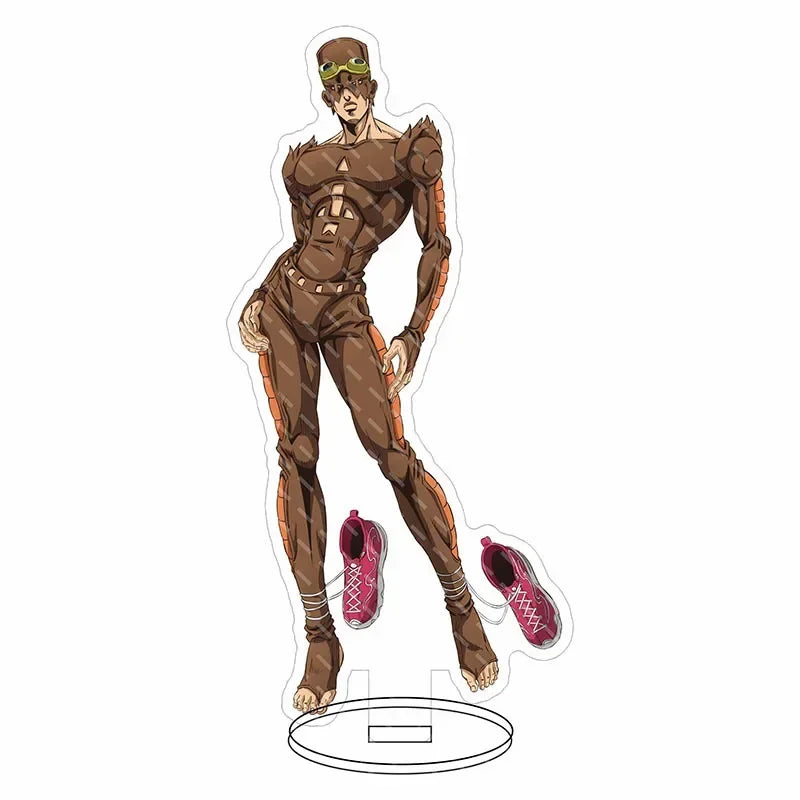 16CM Anime JoJo Bizarre Adventure Acrylic Stand Figure Model Plate Holder Cake Topper Animation Peripheral Gifts 21