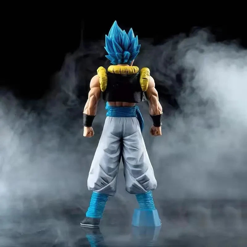 Dragon Ball Z Super Saiyan Blue Gogeta 31CM PVC Anime Action Figure Model Toys Desktop Decoraction Children Birthday Gift