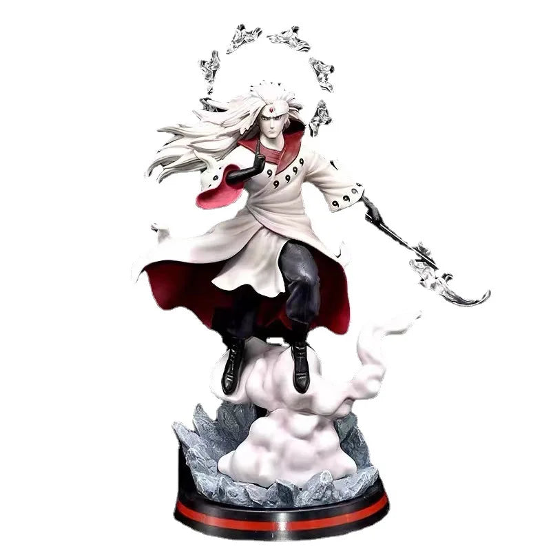 Anime NARUTO Figure Uchiha Madara Fighting PVC Figure NARUTO Orochimaru VS Hiruzen Battle Kakashi Sasuke Model Toy Jpanese Dolls