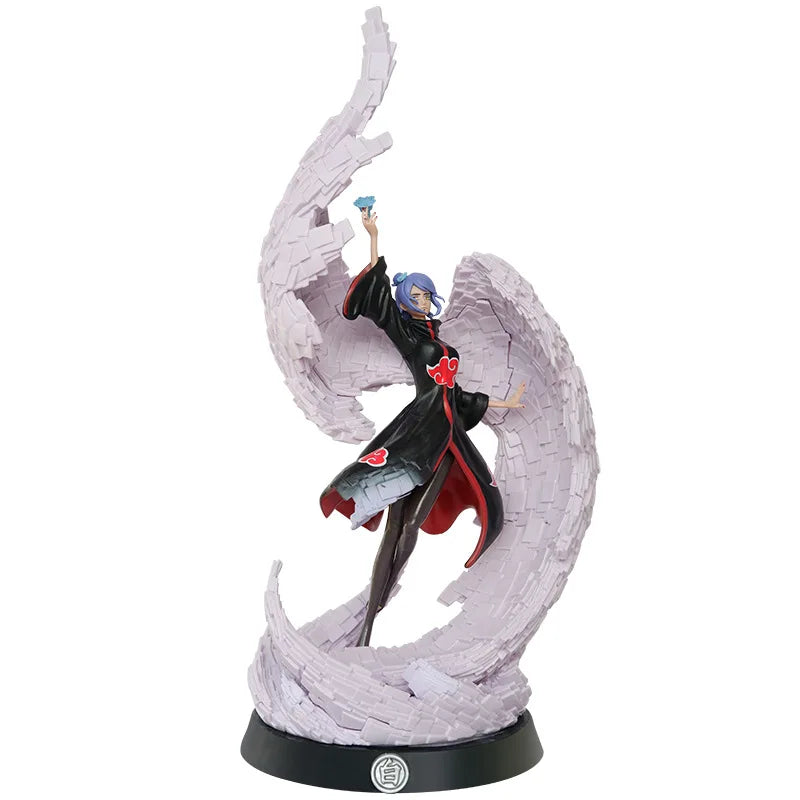 38CM Anime Naruto Figure Gk Konan Action Statue Akatsuki Figurine Pvc Model Collectible Decoration Toy For Kids Birthday Gift