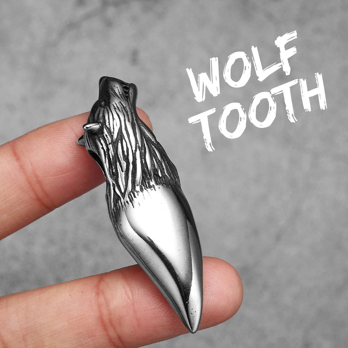 Simple Wolf Tooth Men Necklaces With Pendant Stainless Steel Jewelry For Male Women Punk Hip Hop Accessories Gifts Wholesale