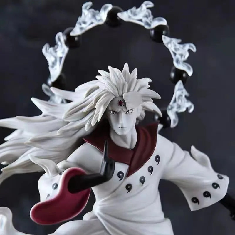 Anime NARUTO Figure Uchiha Madara Fighting PVC Figure NARUTO Orochimaru VS Hiruzen Battle Kakashi Sasuke Model Toy Jpanese Dolls