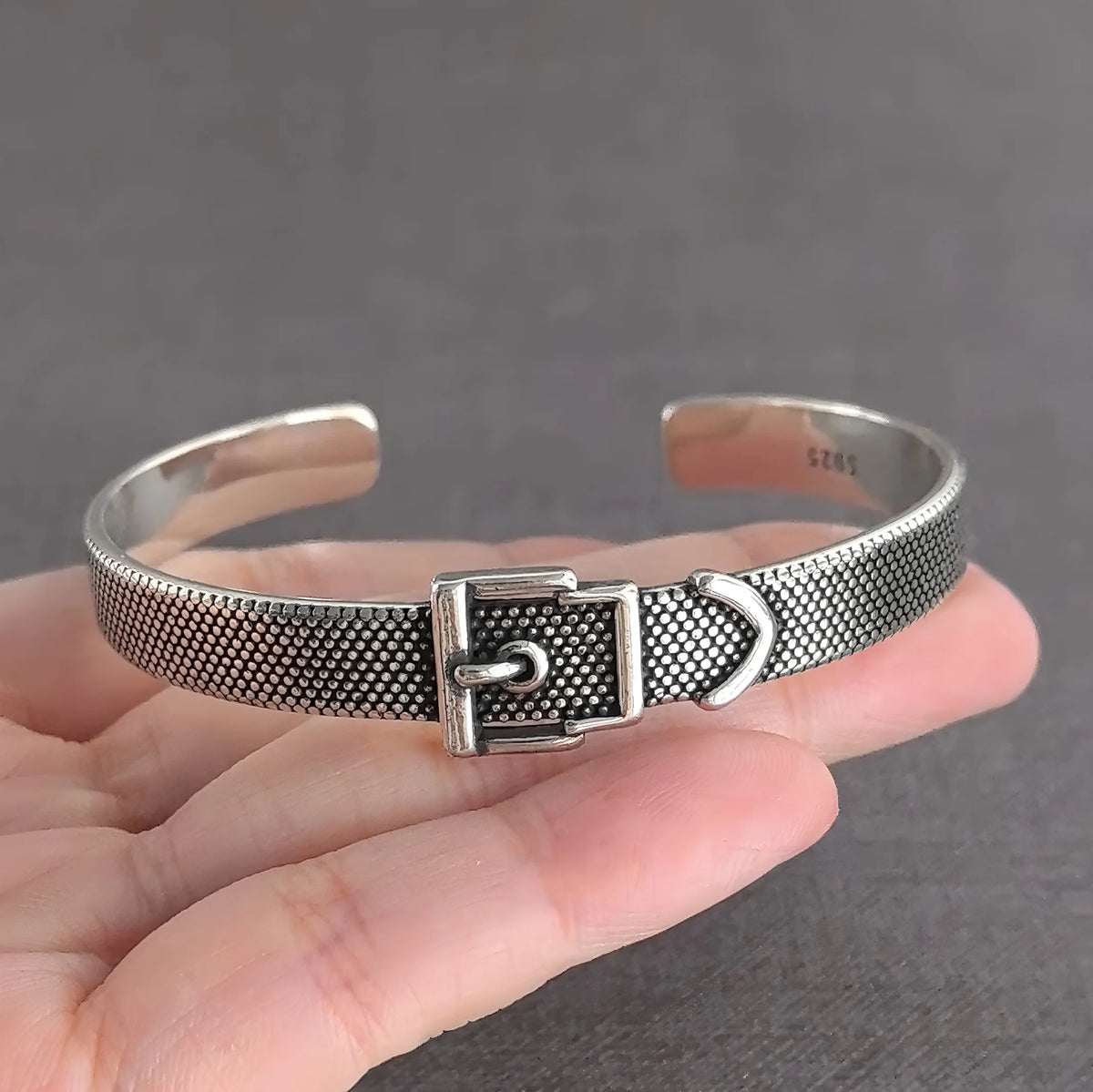VENTFILLE 925 Sterling Silver Geometry Irregular Bracelet For Women Minimalist Niche Aesthetic Versatile