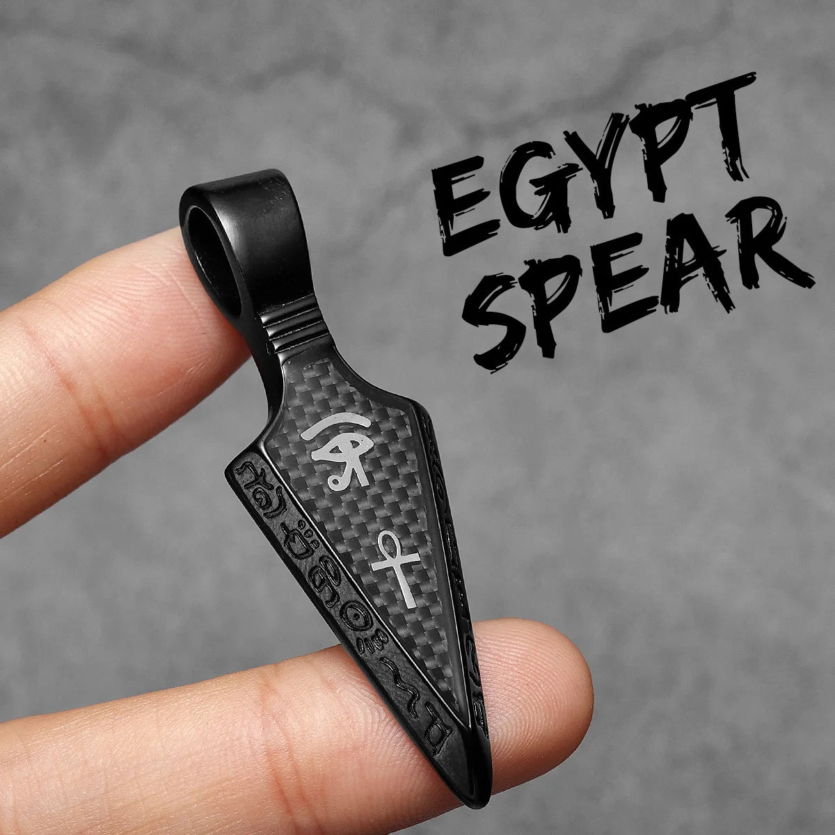 The Eye oOf Horu Spear Stainless Steel Men Necklaces Pendant Chain For Women Fashion New in Jewelry Gifts Wholesale Dropshiping