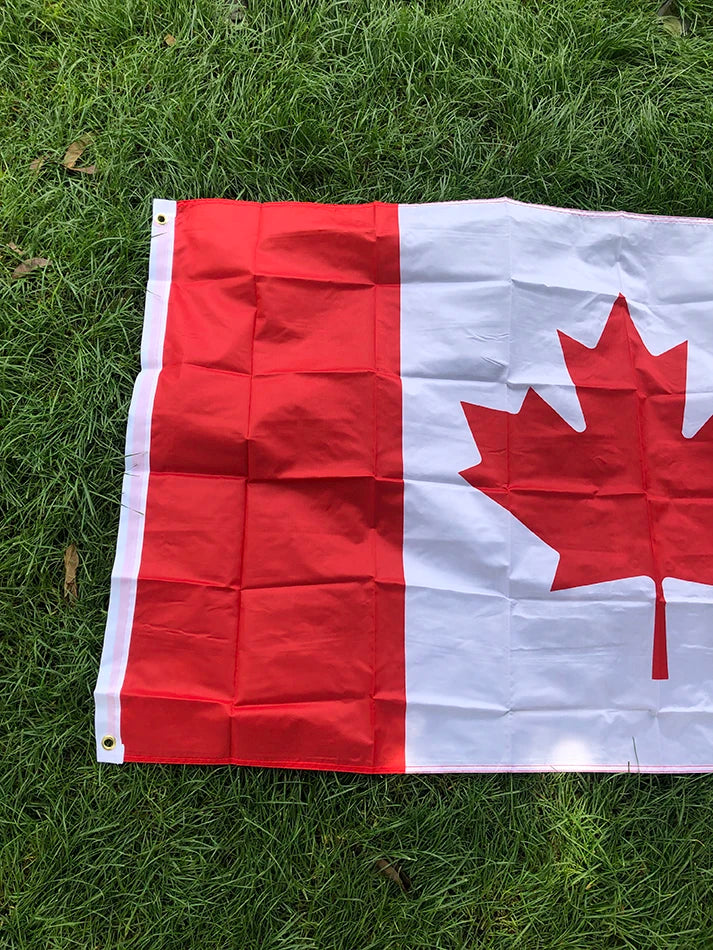 Canadian Flag  90*150cm hanging polyster 3x5fts Canada national flag banner for decoration