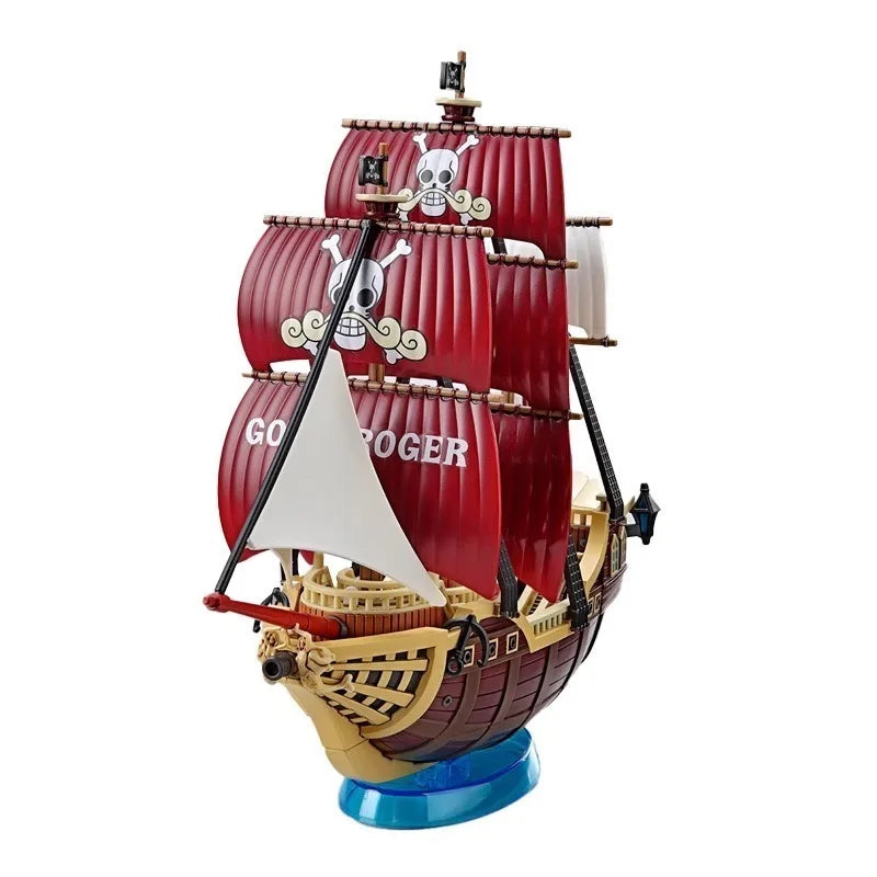 Bandai One Piece Model Grand Ship Series Gol D Roger Oro Jackson Pirate Ship Anime Action Figures Model Boy Gift