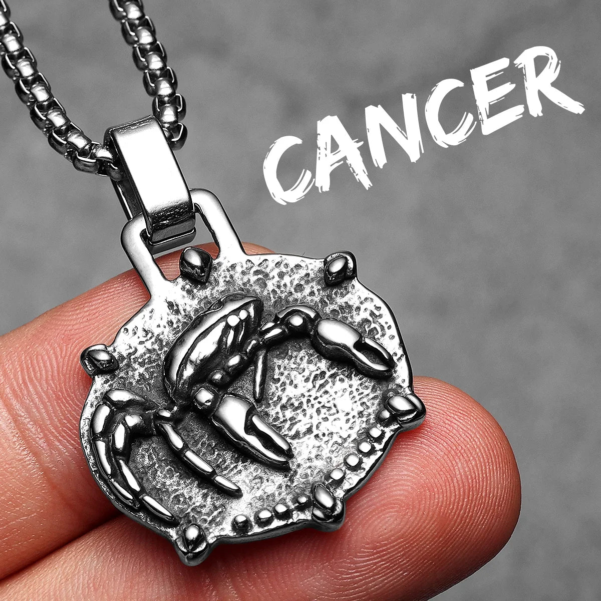 Twelve Constellations Stainless Steel Man Necklaces Pendant Chain Couple Gifts Women Fashion Jewelry Gifts Wholesale Dropshiping
