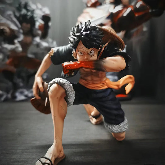 12cm One Piece Luffy Anime Figure Wano Country Gear 2 Action Figures Statue Figurine Collectible Model Doll Toys Ornament Gift