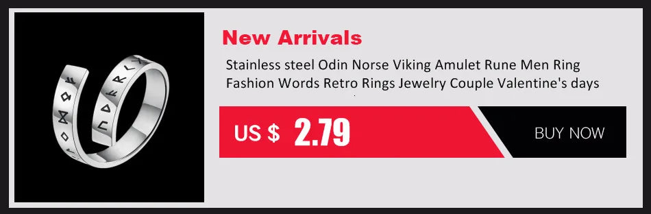 Viking Nordic Wolf Men Ring Animal Defense Totem Wolf Fashion Hip Hop Rock Unisex Finger Ring Punk Gift V237