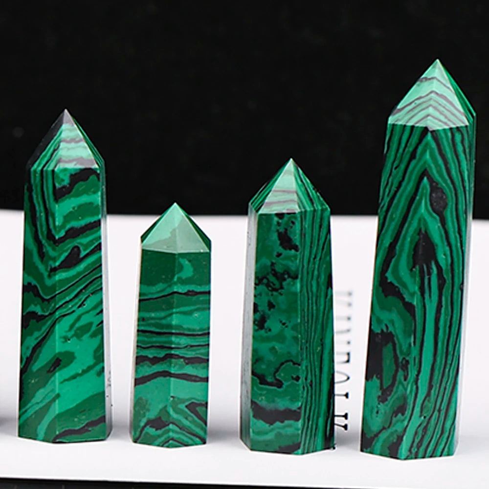 Natural Stone Single Point Wand Stone Mineral Crystal Stones Crafts Home Decoration Hexagonal Prism Christmas Gifts