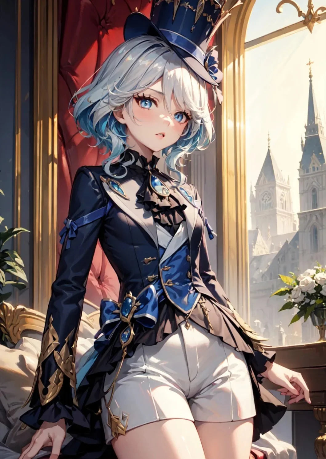 Anime Game Female Character Poster Oil Painting Modern Wall Art Picture Home Bedroom Living Room Decoration Painting Poster ZSH0088-5