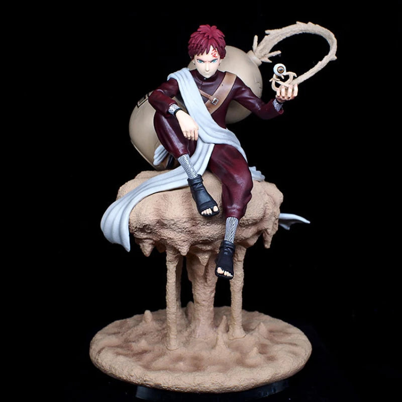 22CM Anime Naruto Gaara PVC Action Figure Statue Collection Model Figurine Kids Toys Doll