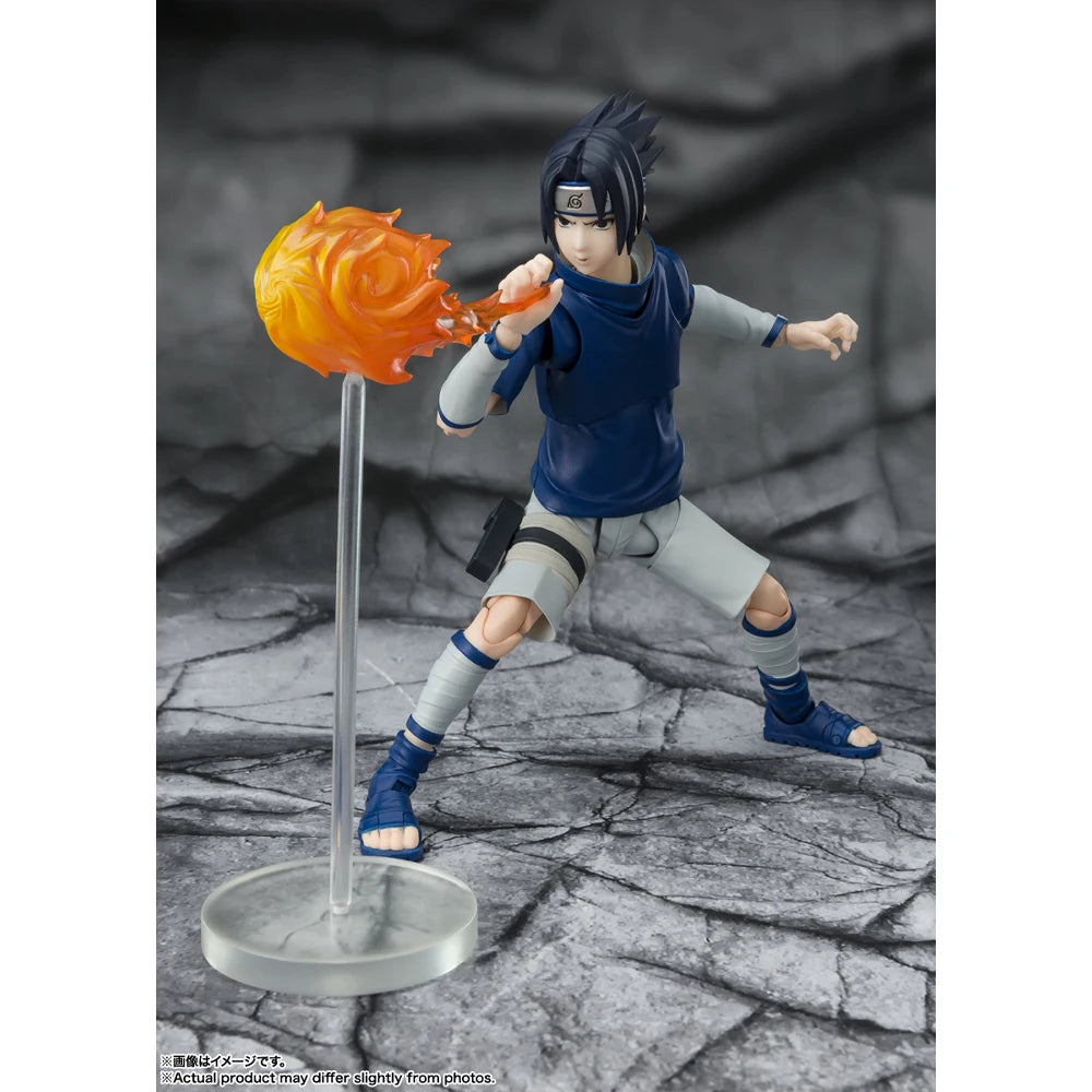 In Stock Original BANDAI SHFiguarts Naruto Ninja Prodigy of The Uchiha Cian Bloodline Uchiha Sasuke Figure Anime Genuine Model