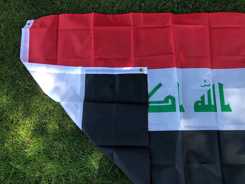 SKY flag free shipping Iraq Flag Nation 90x150cm 3ft x 5ft Polyester Banner Custom flag All over the world Worldwide