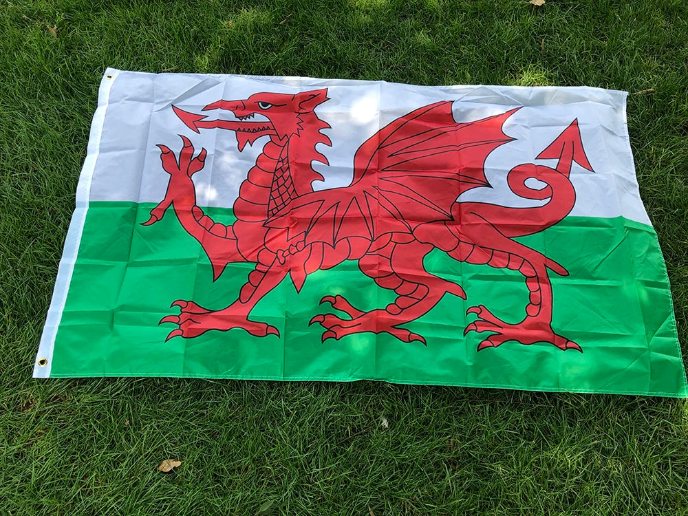 SKY FLAG Wales Flag 90*150cm Welsh red Dragon Cymru UK United Kingdom union flag polyester Great Britain Banner