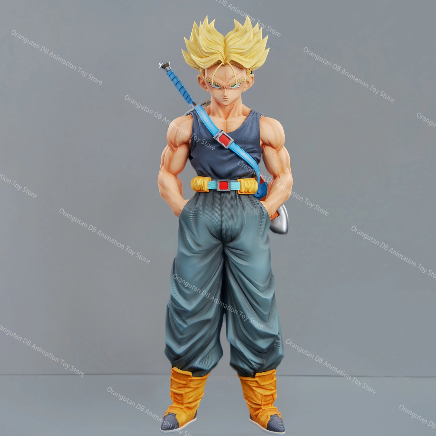 Anime Dragon Ball Z Fighters 26CM Trunks Figure Super Saiyan Future Trunks Figurine Action Figures Pvc Statue Statue Collection