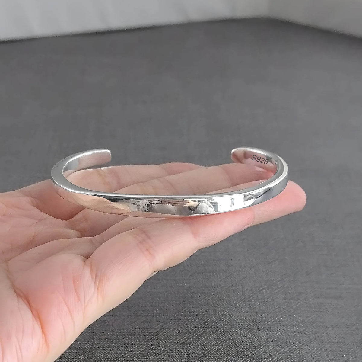 VENTFILLE 925 Sterling Silver Geometry Irregular Bracelet For Women Minimalist Niche Aesthetic Versatile