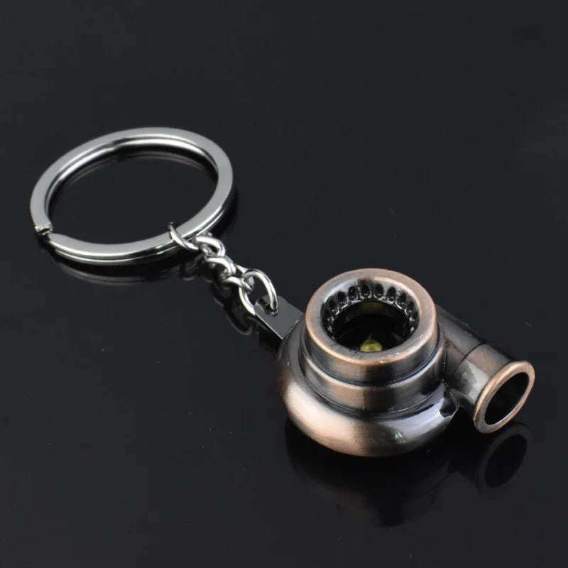 Car Speed Gearbox Gear Head Keychain Manual Transmission Lever Metal Key Ring Car Refitting Metal Pendant Creative Keychain 2023 PQG-Red Copper