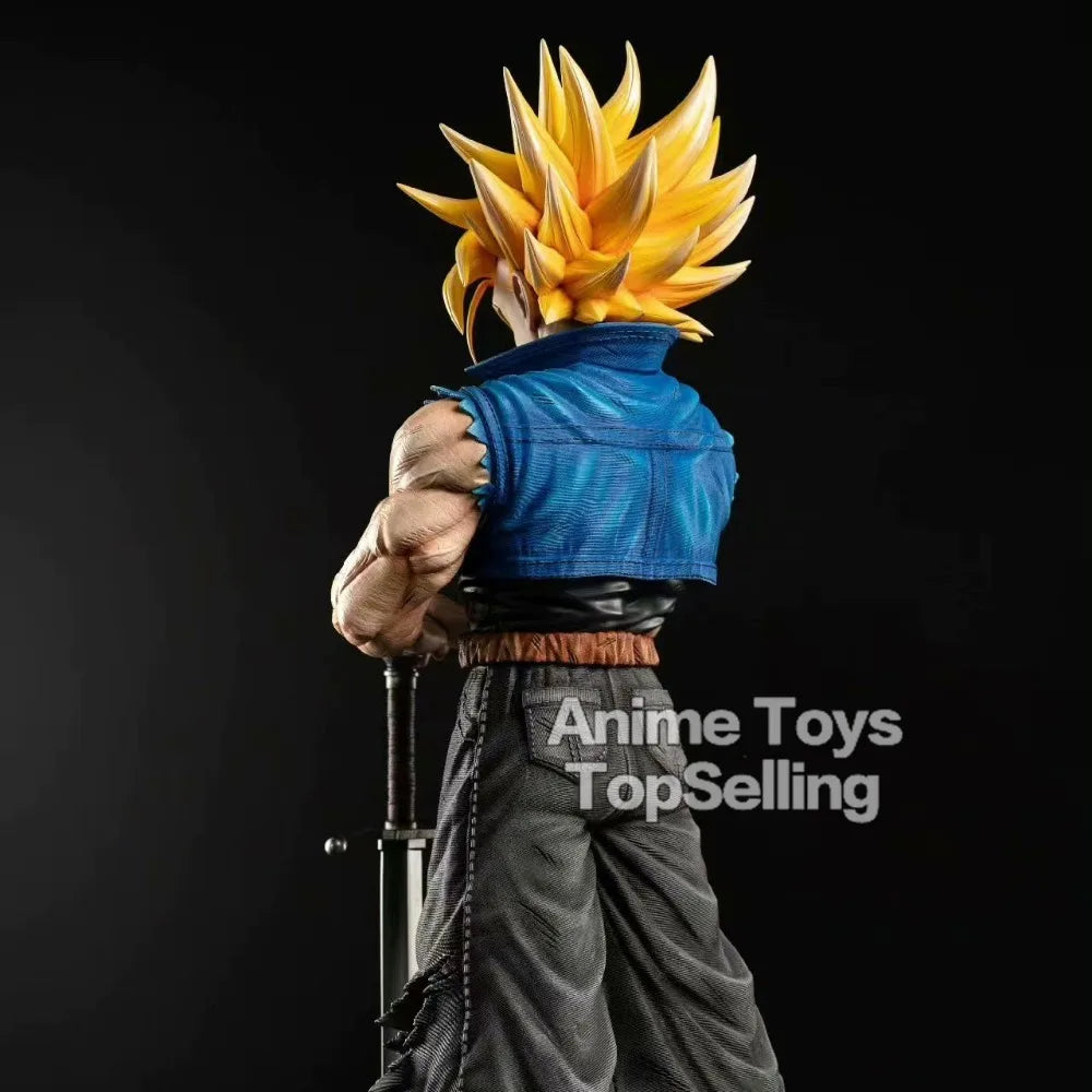 25cm/9.84in Anime Dragon Ball Z Trunks Figure Future Trunks Action Figures MPVC Statue Collection Model Toys for Children Gifts