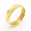 Simple Fashion Thin Stainless Steel Rings For Women Men Geometric Punk Finger Decoration Wedding Party Jewelry Christmas Gifts