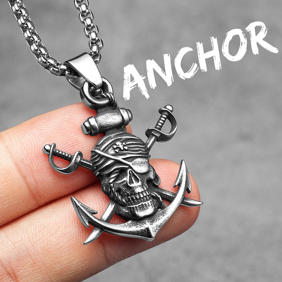 Anchor Sailor Stainless Steel Men Women Necklaces Pendants Chain Vintage Punk Rock Fashion Jewelry Creativity Gift Wholesale
