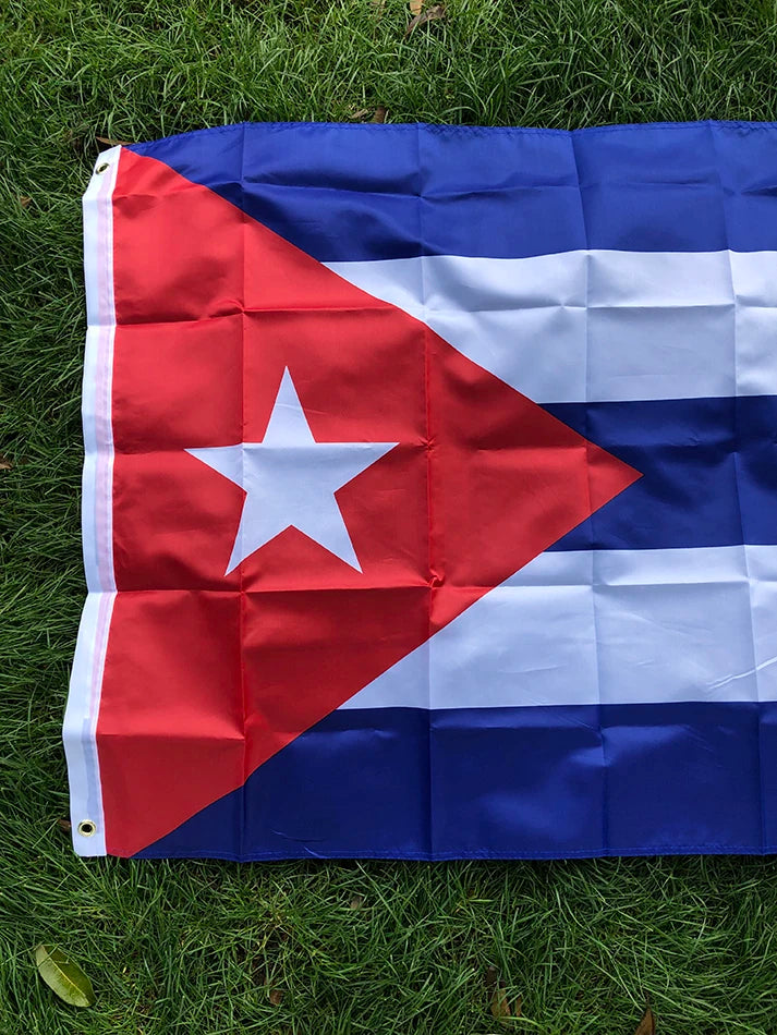 Cuba flag 90X150cm cu cub cuba flag hanging polyester banner for decoration