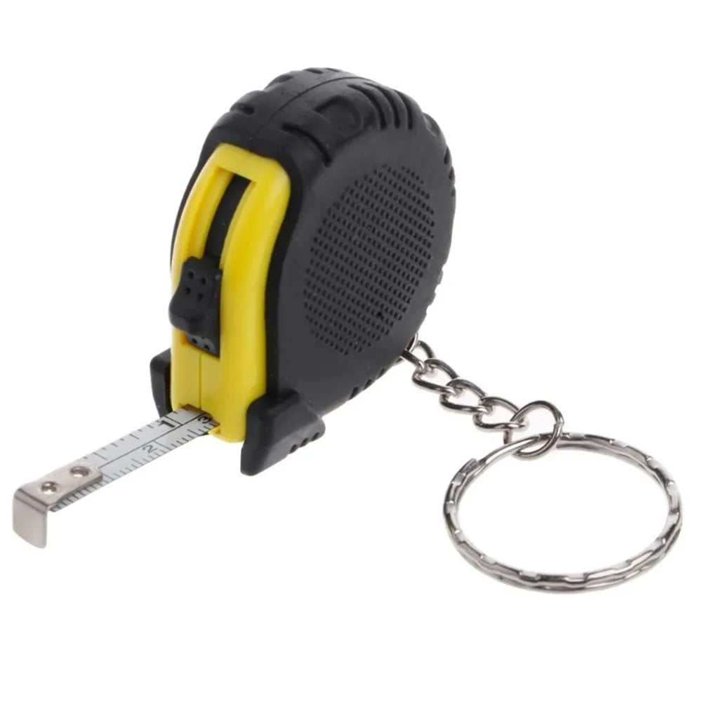 Car Key Rings Accessories Mini Pocket Ruler Tape Measure Keychain Retractable Size Metric1m Men Bulk Clasp Sholesale 2022 New
