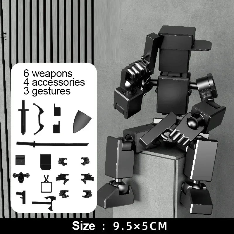 Creative Multi-Jointed Movable Shapeshift Robot 3.0 3D Printed Mannequin Dummy Action Model Doll Toy Kid Christmas Decora Gift