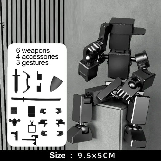 Creative Multi-Jointed Movable Shapeshift Robot 3.0 3D Printed Mannequin Dummy Action Model Doll Toy Kid Christmas Decora Gift