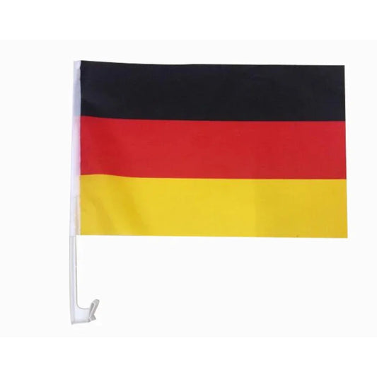 CUSTOM FLAG Germany car flag 30*45cm Germany car waving Flag with plastic flagpole