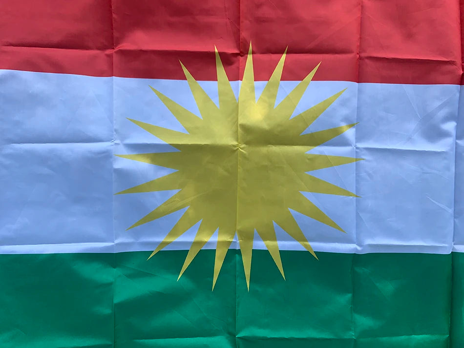 SKY FLAG Kurdish flag 60x90cm 90*150cm Kurdistan Flag Hanging Polyester Kurdish Flag and Bannes Home Decoration flag
