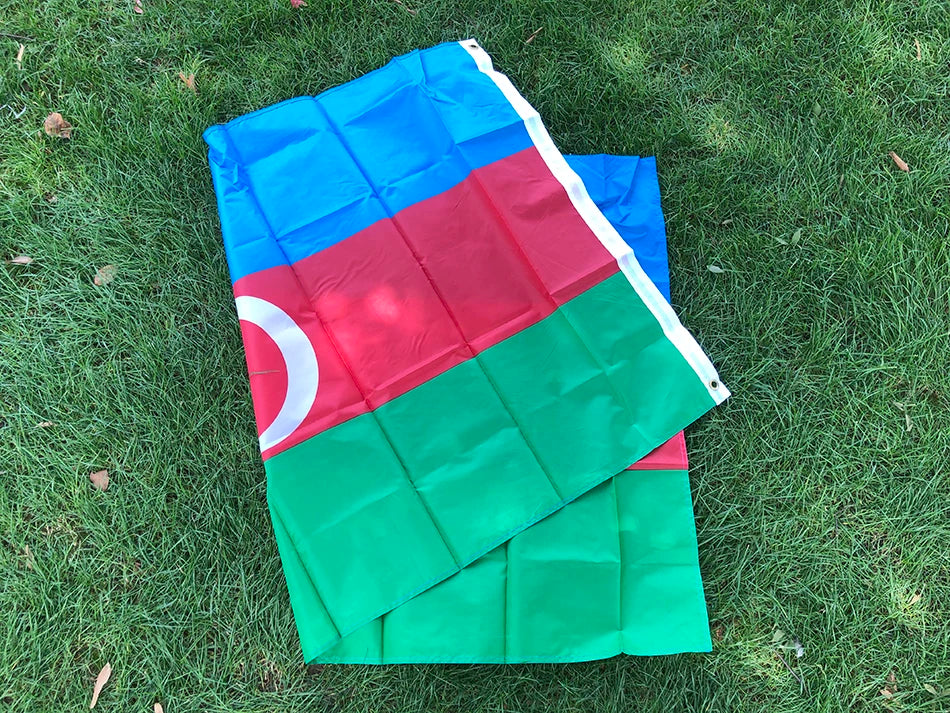 SKY FLAG Azerbaijan Flag Banner 90X150cm AZ AZE Azerbaijan flag for meet Parade party Hanging National Flag Home Decoration Flag
