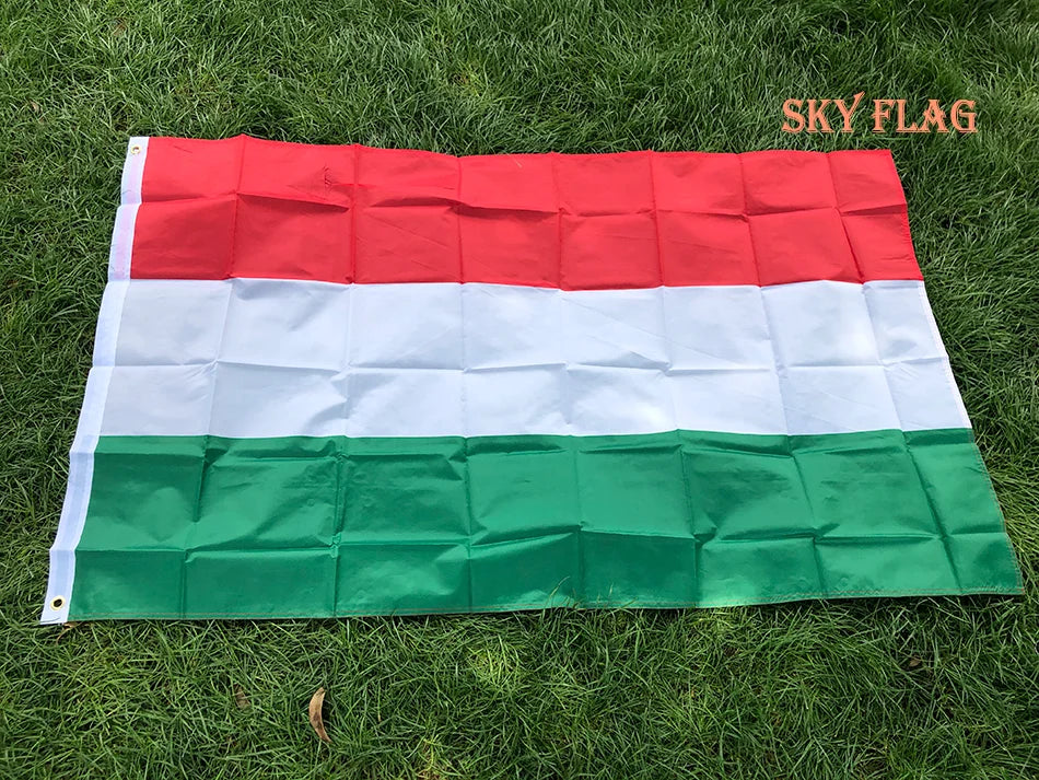 SKY FLAG Hungary Flag 90x150cm The Hungarian hanging polyester flags Hungary flags and Indoor outdoor decoration