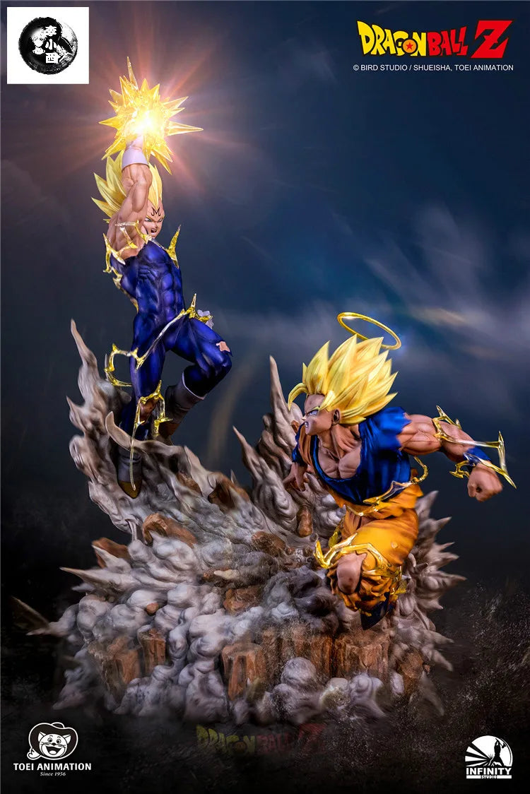 [Li Xiaoxi's younger brother] Kaitian Dragon Ball vs 1/6 Super Second Sun Wukong VS Demon Vegeta, figure GK Default Title