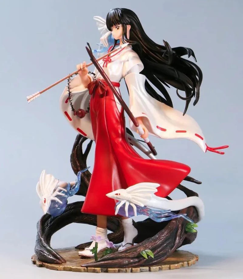 Anime Figurine Inuyasha Kikyo GK Statue Kikyō PVC Action Figure Collection Model Toy 26cm