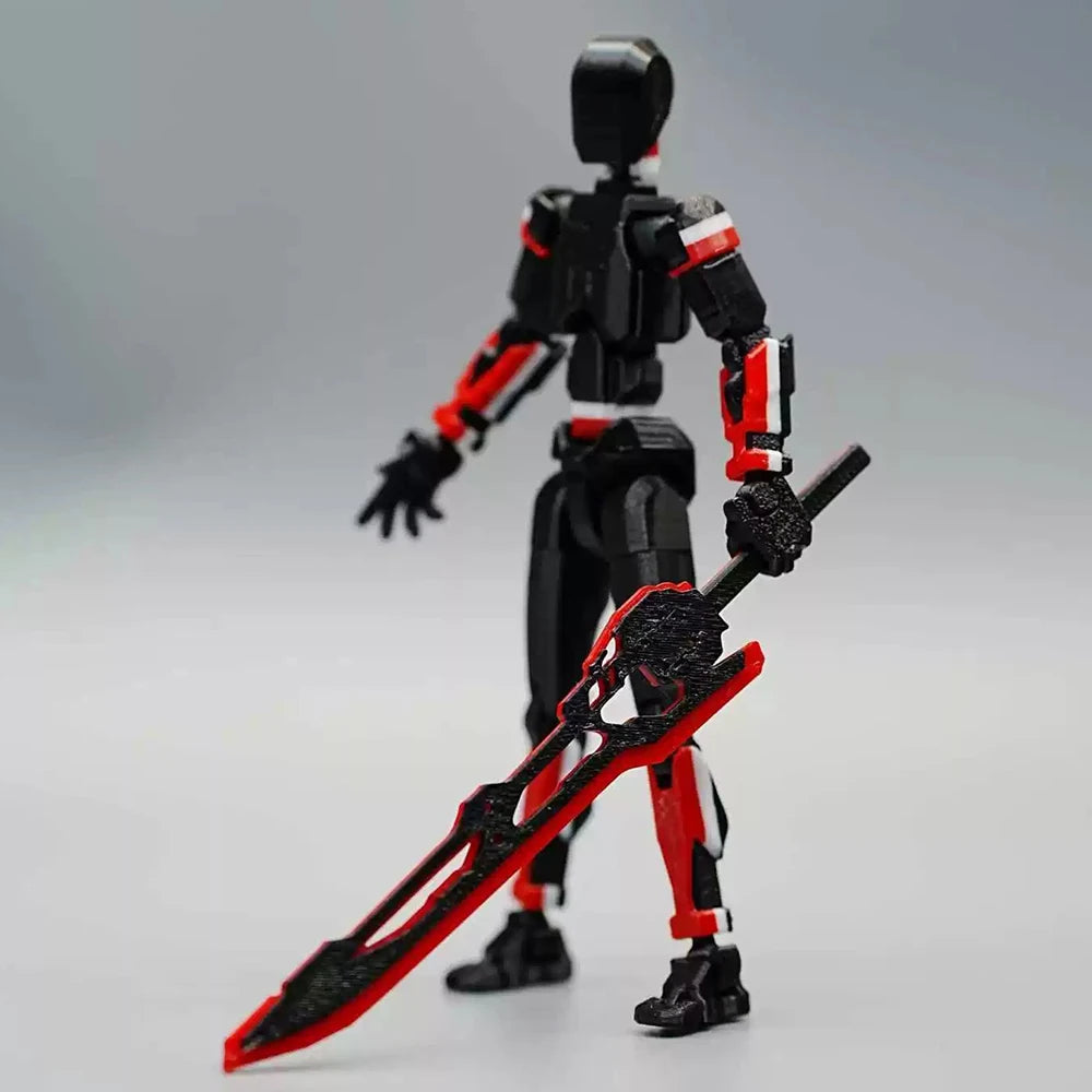 Figura de acción impresa en 3D de Death/Swordsman, 13 figuras articuladas móviles Lucky 13, Nova 13 para regalo.