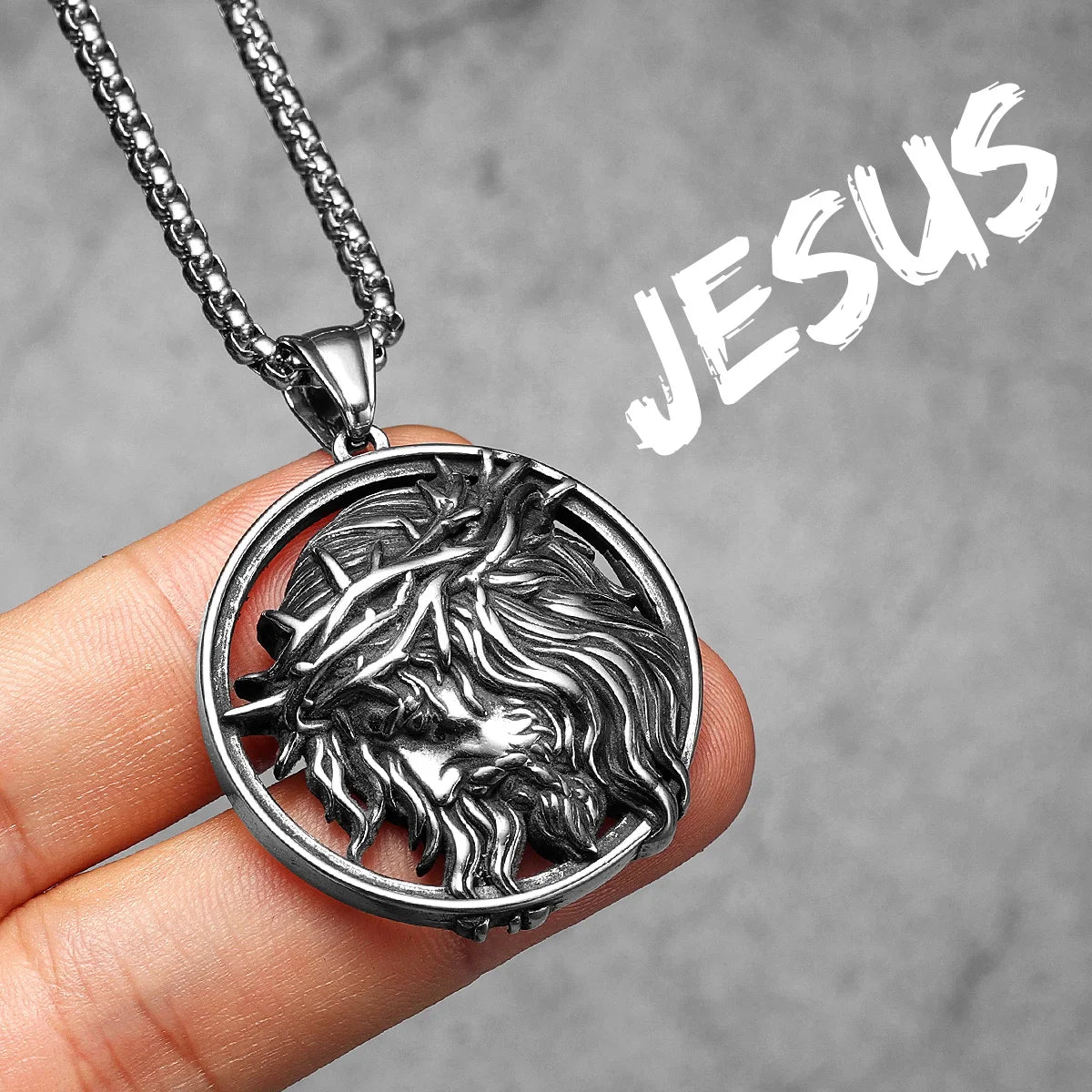 Angel Wing Cross Jesus Masonic Amulet Stainless Steel Men Necklaces Pendant Chains New For Women Fashion Jewelry Gifts Wholesale