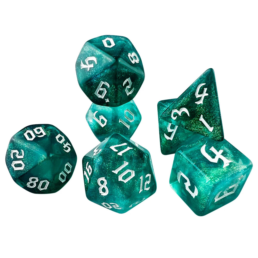 dnd dice 7pc/set SKY BLUE