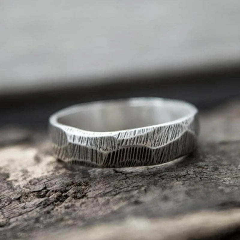 Onlysda Viking Gothic Stainless Steel Geometry Ring Men Wedding Rings Womens Band  Jewelry Gift