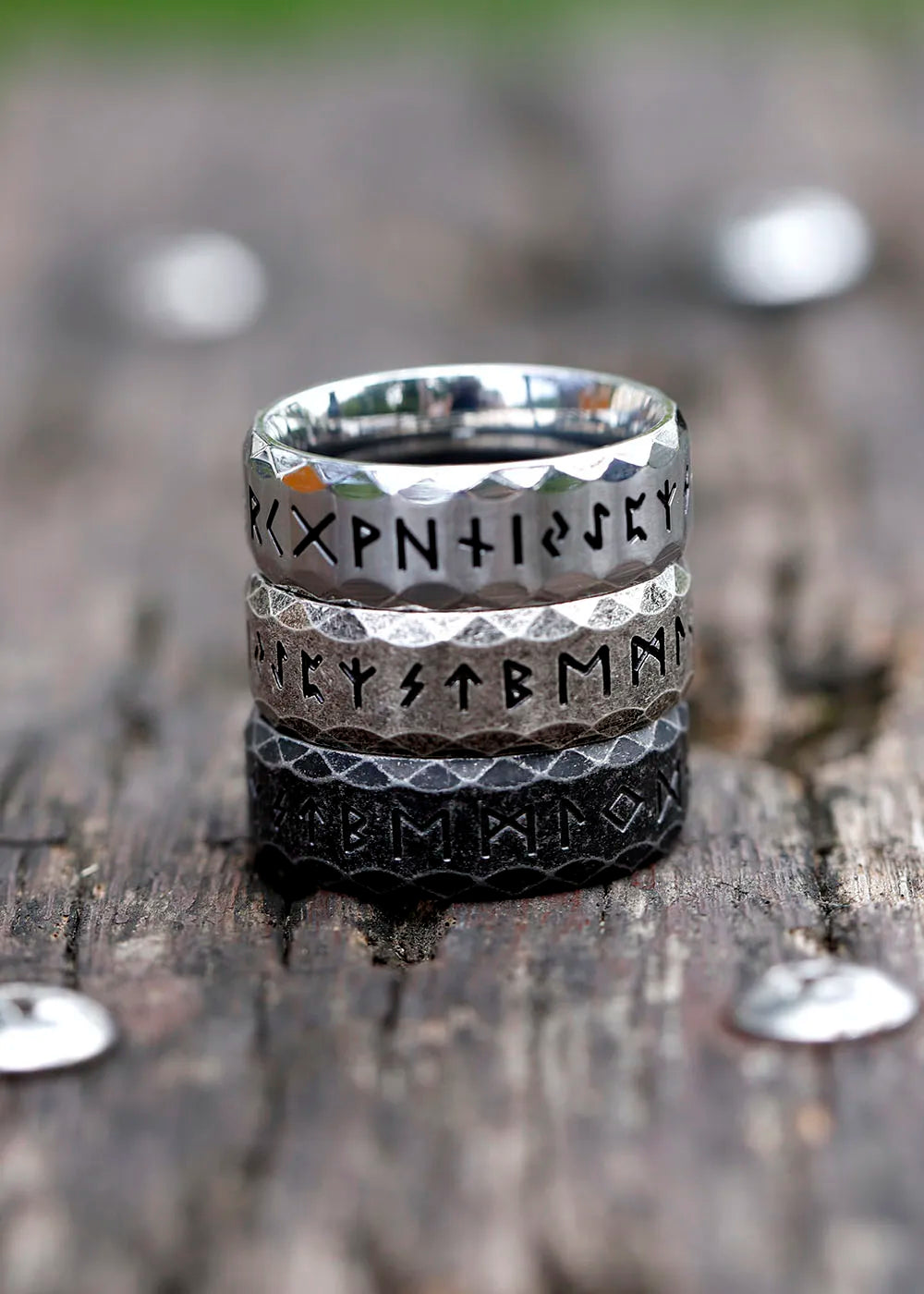2022 NEW Men's 316L stainless-steel rings retro Odin Viking rune for teen RING Amulet fashion Jewelry Gift free shipping