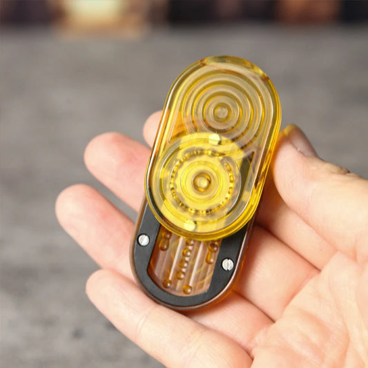 ZSTB Pei Mechanic Fidget Slider Autism Metal EDC Fidget Toys Office Desk Toys Anxiety Stress Relief Toys Adults Gift