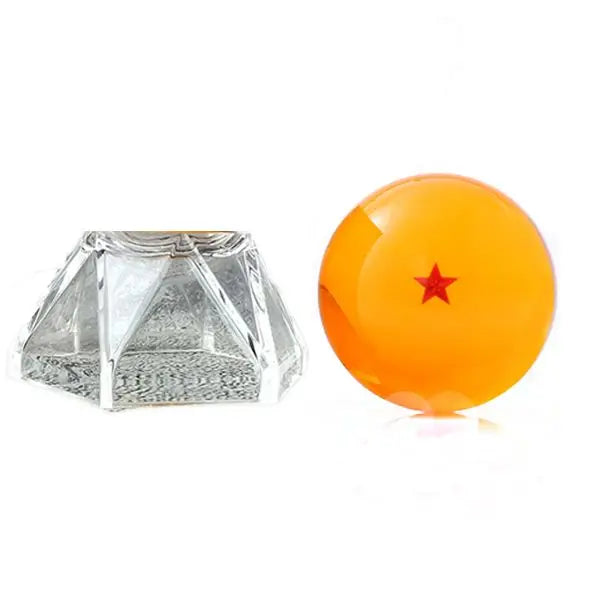 4.3 5.7 Cm Dragon Ball Z Crystal Ball Anime Figure 1 2 3 4 5 6 7 Star Dragon Balls with Stand Collectible Desktop Decoration Toy 1 star With stand 4.3cm