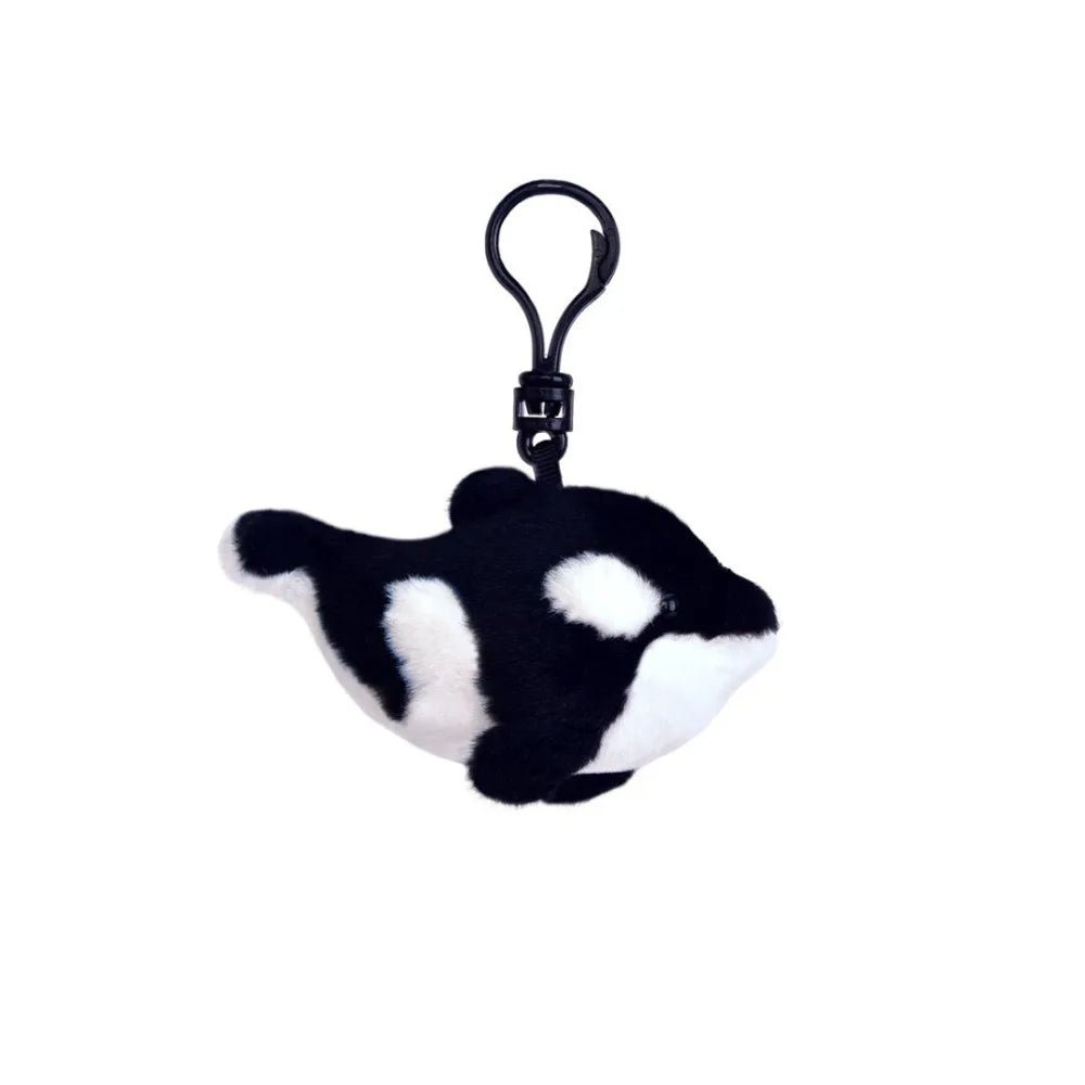 Sea Otter Aquarium Plushies Pendant Penguin Orca Killer Whale Plush Keyring Dolphin Beluga Whale Polar Bear Keychain Bag Hanging