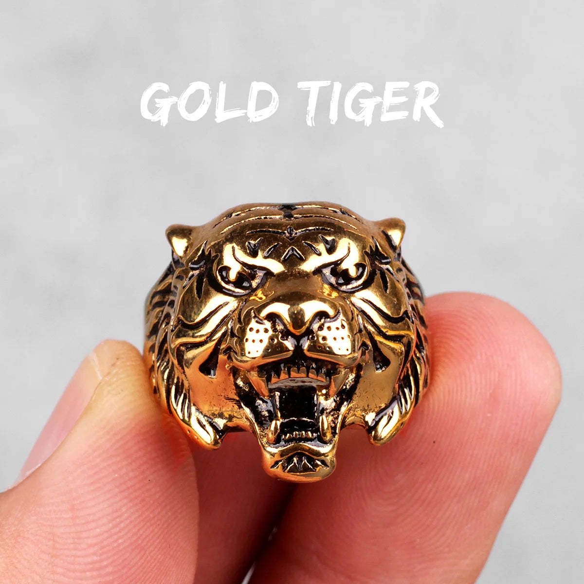 Stainless Steel Animal Men Rings Eagle Dog Dragon Bird Snake Punk Hip Hop Trendy For Male Boy Jewelry Creativity Gift Wholesale