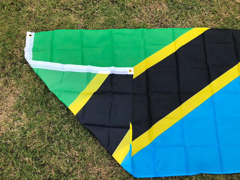 SKY FLAG Tanzania flag 90*150cm polyester Hanging Tanzania National flag Banner for decorate