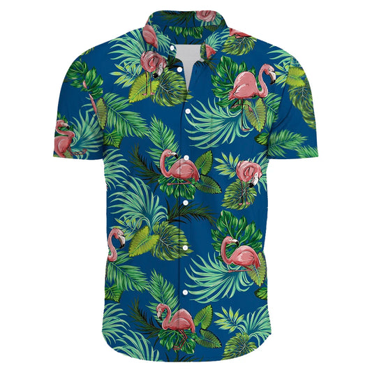 2024 Summer Men's Casual Floral Print Short Sleeve Top Hawaiian Shirt For Mens Clothes Daily New High Quality Lapel Oversized CS2024XQ1232