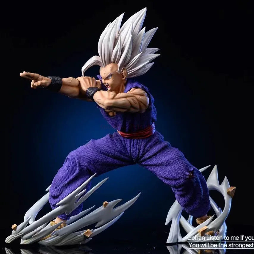 Dragon Ball Gk Saiyan Angry Beast Son Gohan Cartoon Action Figures Model Doll Toys Collectible Desktop Ornaments Kids Xmas Gifts