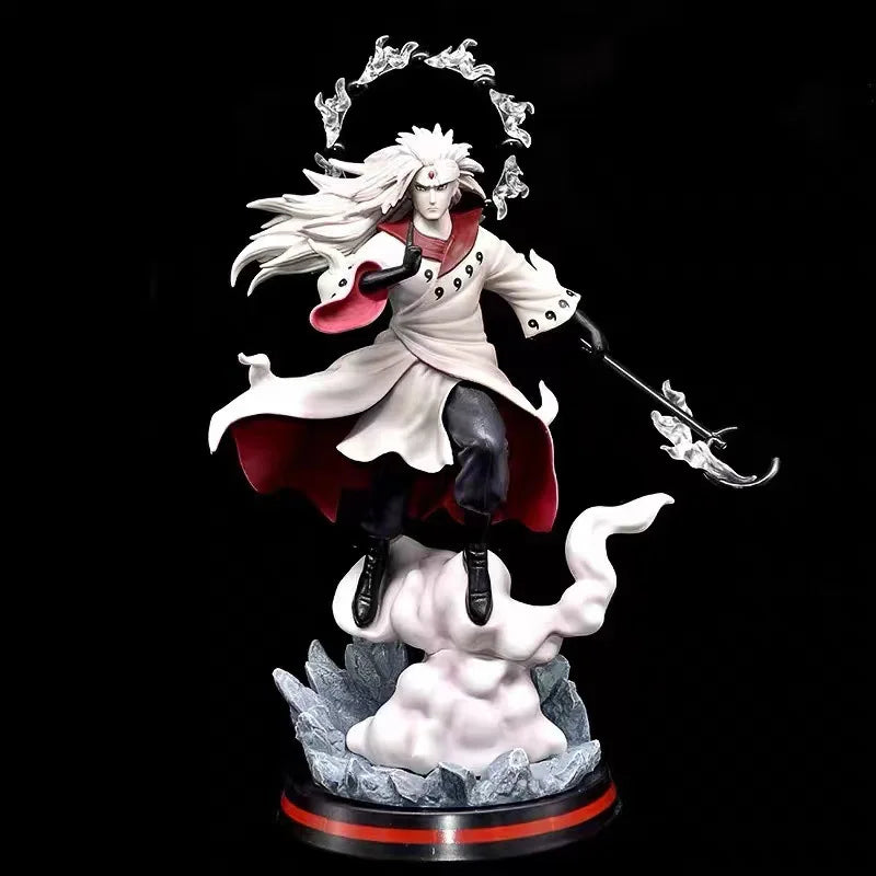 Anime NARUTO Figure Uchiha Madara Fighting PVC Figure NARUTO Orochimaru VS Hiruzen Battle Kakashi Sasuke Model Toy Jpanese Dolls