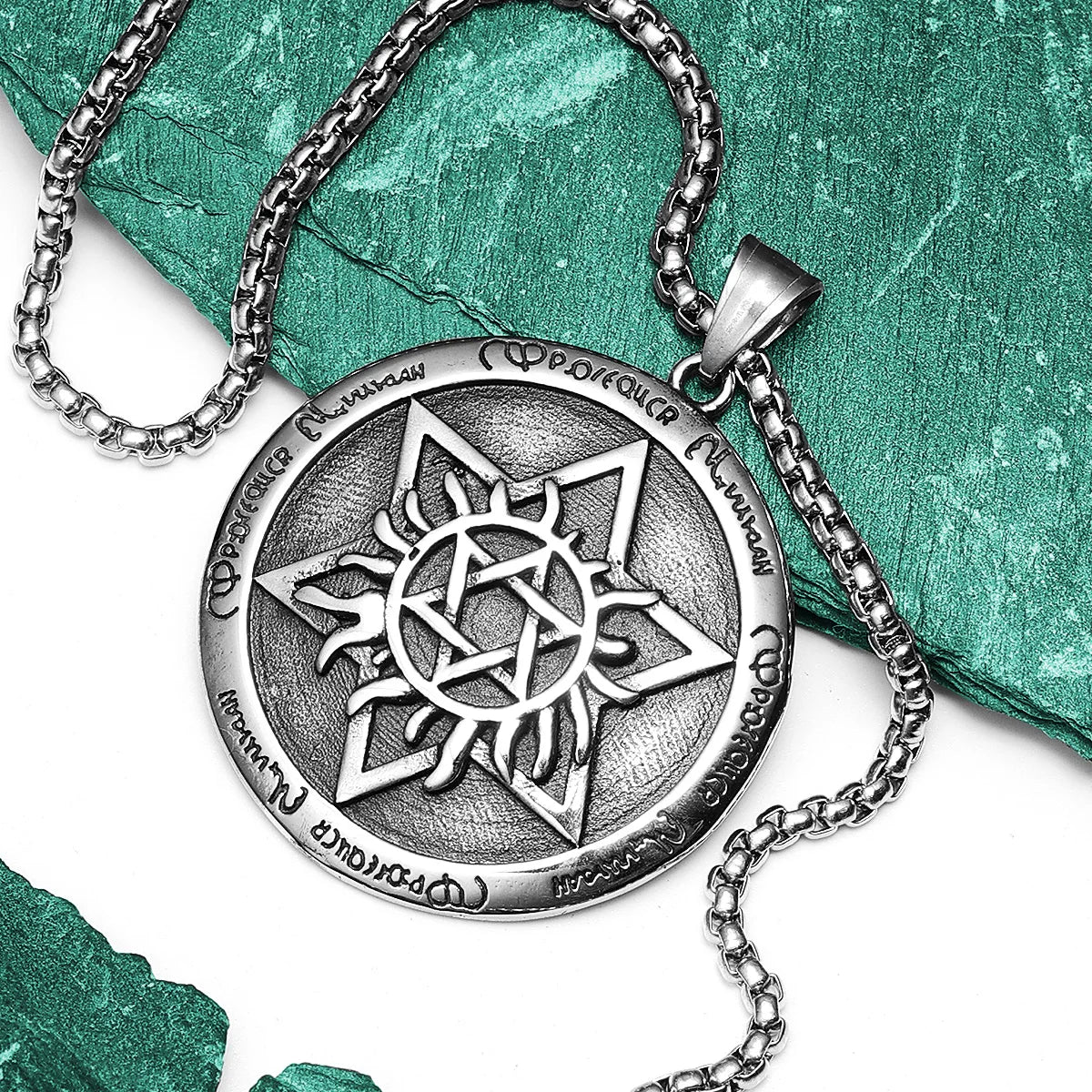Star of David Stainless Steel Men Necklaces Pendant Chain Punk Stylish For Women Fashion Jewelry Gifts Wholesale Dropshiping